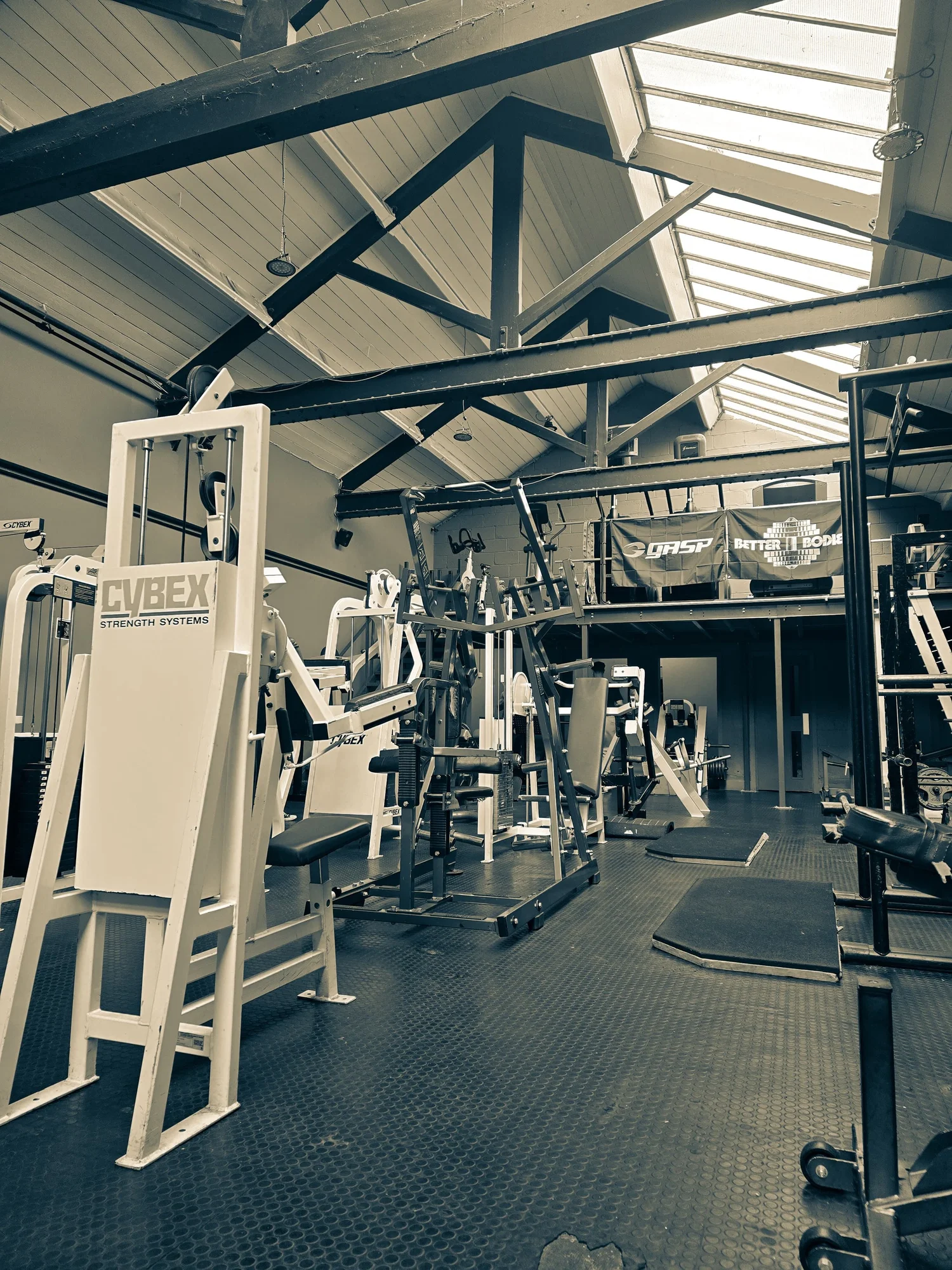 Specialist Cybex and strength equipment inside House of Gainz gym in Leeds